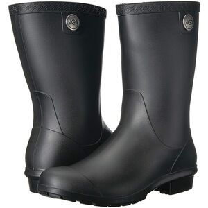 UGG Women's Sienna Matte Rain Boots | Color/Black | NEW!!☔️⛈️🌧️🌦️☔️